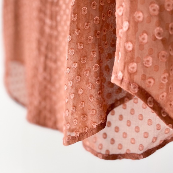 NEW! Anthropologie Swiss Dot Silk Blouse - Picture 3 of 8